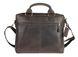 Чоловіча шкіряна сумка для ноутбука коричнева портфель А4 smg8(45) фото 1
