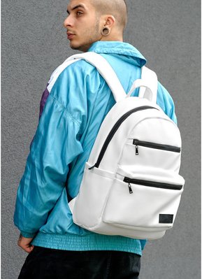 Чоловічий рюкзак Sambag Zard LKT білий екошкіра 25058008m фото