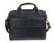 Чоловіча шкіряна сумка для ноутбука чорна портфель А4 smg12(45) фото 2