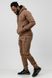 Чоловічий спортивний костюм на Флісі Go fitness худі + штани коричневий КМ030-3 S-M КМ030-3 фото 4