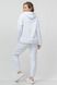 Жіночий трикотажний спортивний костюм Oversize на флісі білий КЖ005 КЖ005 фото 2