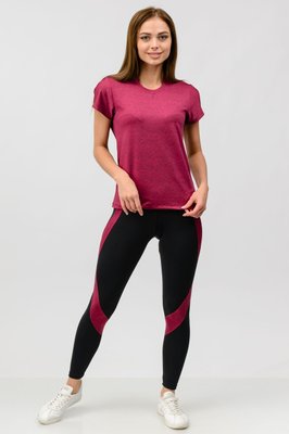 Женский спортивный костюм комплект для фитнеса Go fitness (футболка + леггинсы) XS-S 90034-8 90034-8 фото