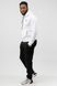 Чоловічий спортивний костюм демісезонний білий-чорний GF КМ030-6 S-M КМ030-6 фото 4