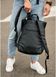 Чоловічий рюкзак ролл Sambag RollTop LZT екошкіра чорний 24208001m фото 5