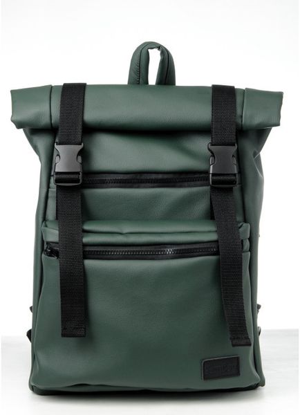 Рюкзак ролл екошкіра зелений Sambag унісекс RollTop LTT  24238007m фото