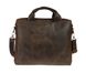 Чоловіча шкіряна сумка для ноутбука коричнева шкіряний портфель А4 smg20(46) фото 3