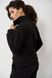 Теплий жіночий трикотажний костюм Чорний на флісі Lumina Fleece від Fanme XS 1822001 фото 4