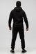 Утеплений Чоловічий спортивний костюм на флісі Go fitness чорний КМ028-2 S-M КМ028-2 фото 2
