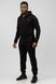 Утеплений Чоловічий спортивний костюм на флісі Go fitness чорний КМ028-2 S-M КМ028-2 фото 4