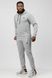 Чоловічий спортивний костюм трикотаж демісезонний Go fitness сірий меланж КМ030-4  КМ030-4 фото 1