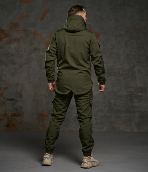 Чоловічий костюм Softshell хакі утеплений демісезонний Intruder. Куртка, штани S 1586881643 фото
