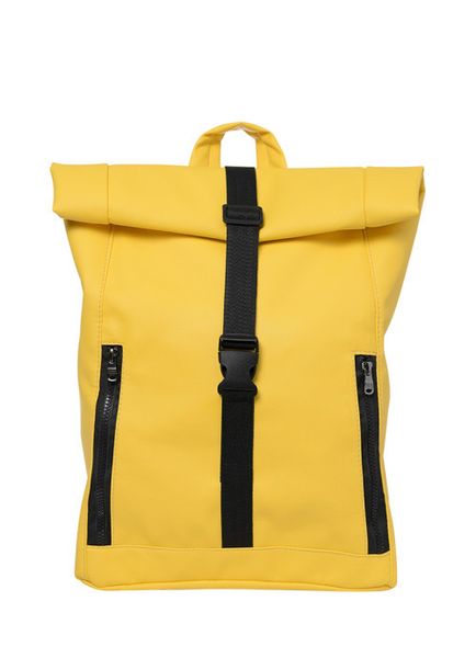 Чоловічий рюкзак екошкіра Sambag RollTop One жовтий 24208028m фото