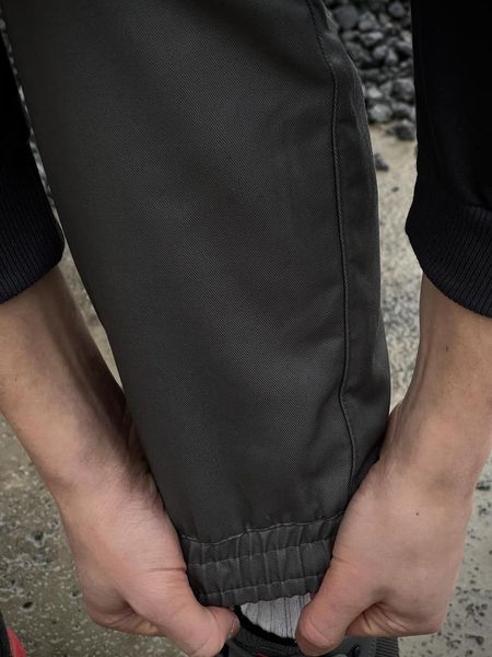 Штаны мужские карго утепленные на флисе с карманами Серые 1354046316 фото