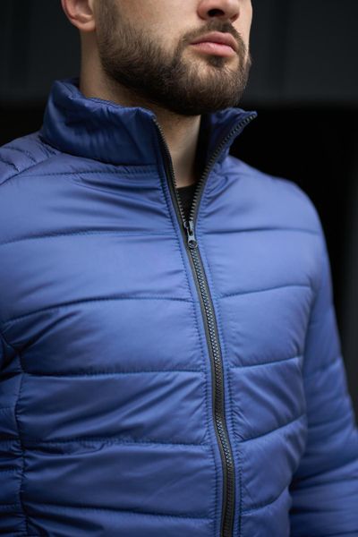 Куртка демісезонна чоловіча синя Весна-осінь S 1589537844 фото
