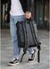 Чоловічий рюкзак ролл Sambag Loft Zard чорний з клапаном 22651001m фото 4