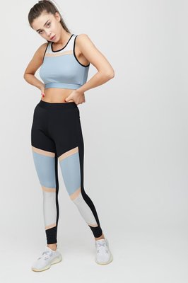 Жіночий спортивний костюм комплект для фітнесу (Топ та легінси) 70008 фото