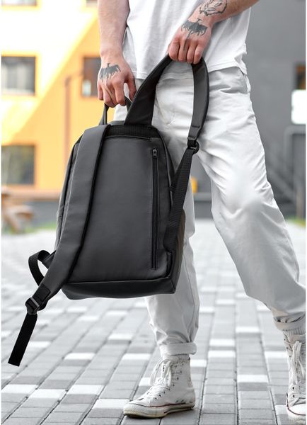 Рюкзак міський екошкіра Sambag Zard LST чорний 25018001m фото
