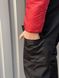 Штани чоловічі карго утепленні на флісі з кишенями Чорні 1555138358 фото 5