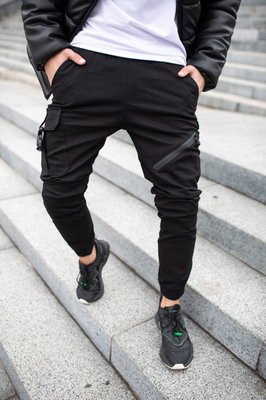 Мужские штаны коттоновые черные Fast Traveller 1589542538 фото