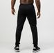 Чоловічі спортивні штани трикотаж фліс чорні Go Fitness WM-001 WM-001 фото 2