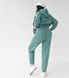 Базовий жіночий костюм SIZE+ від Fanme худі+джогери тринитка петля М'ятний XL 4982009 фото 3