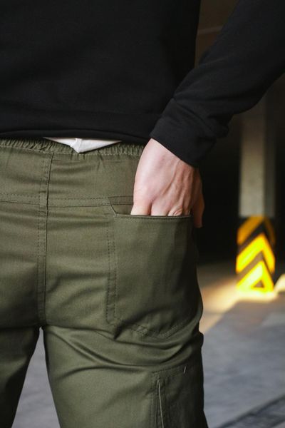 Штани чоловічі демісезонні Storm брюки котонові хакі 1630068195 фото