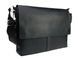 Чоловіча шкіряна сумка для ноутбука чорна портфель А4 smg6(45) фото 2