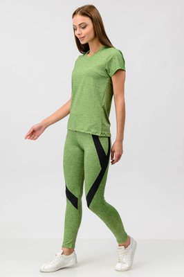 Жіночий спортивний костюм комплект для фітнесу (футболка та лосини) 90034-6 90034-6 фото