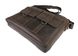 Чоловіча шкіряна сумка для документів А4 коричнева портфель для ноутбука smg1(40) фото 4