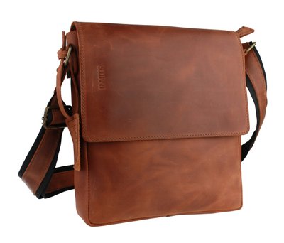 Барсетка-сумка чоловіча месенджер на плече шкіряна світло-коричнева 25х21х5 см Sullivan smvp103(40) smvp103(40) фото